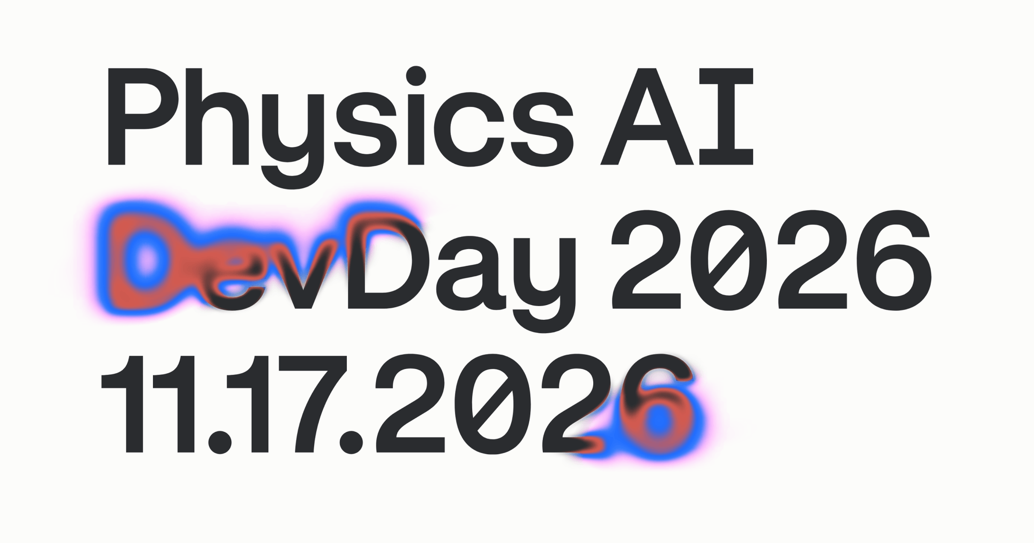 Announcing Physics AI DevDay 2026