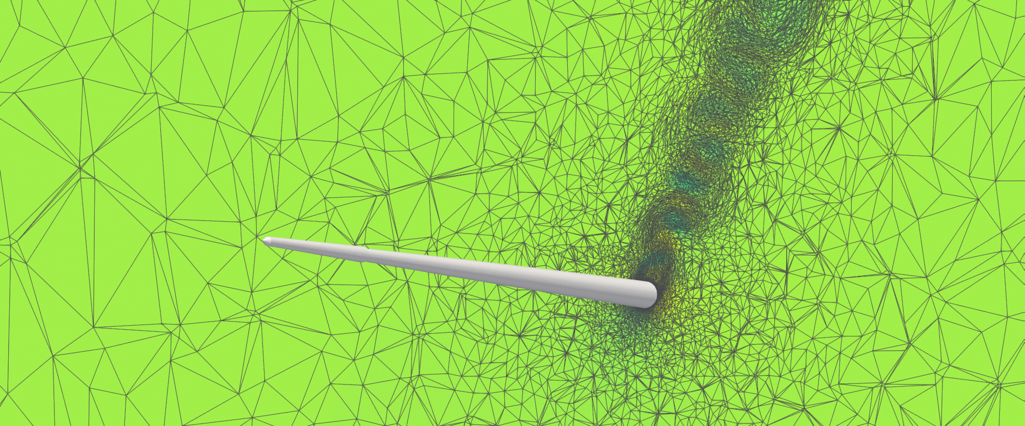 Javelin velocity over a slice