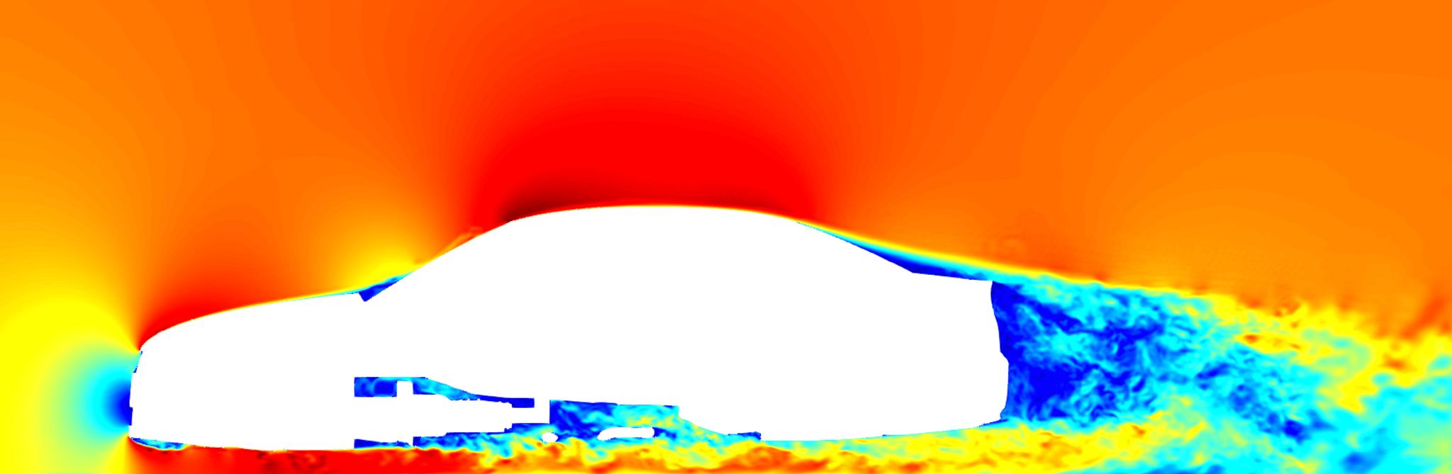 Figure 2. Instantaneous Velocity Magnitude - Range 0-50 m/s.