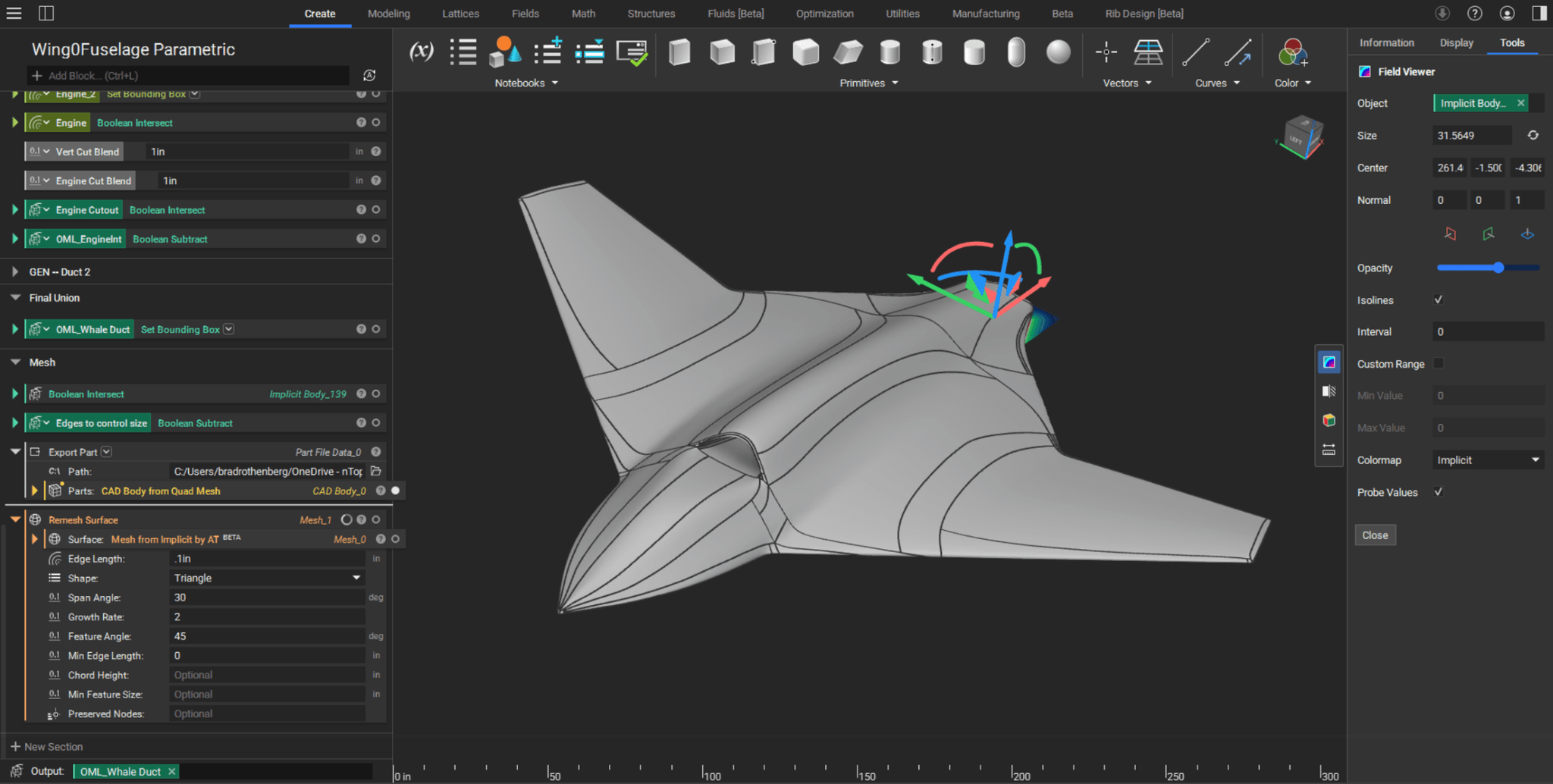 SHIFT-CCA nTop screenshot