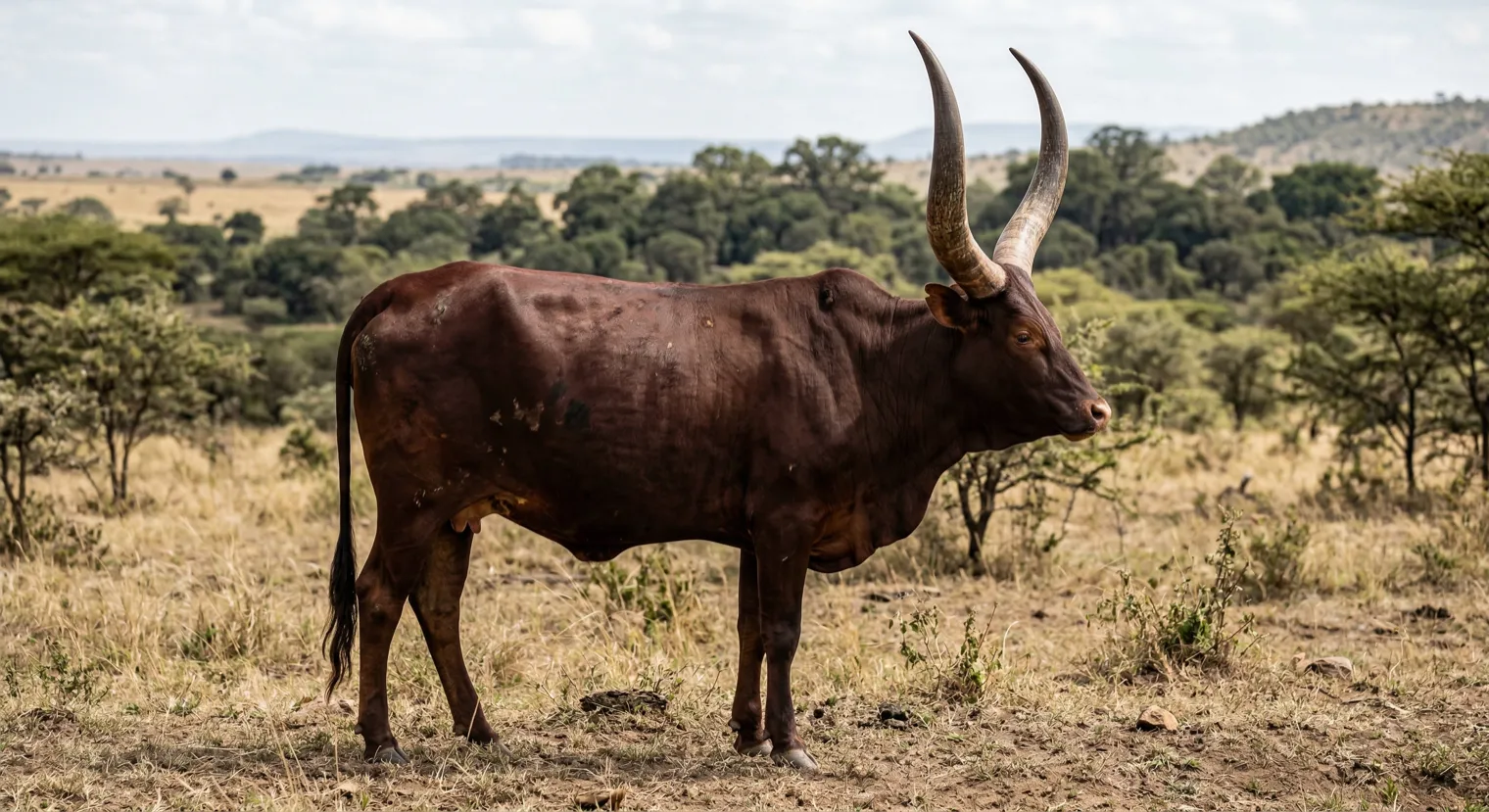 Ankole-Watusi cow
